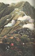 brittiskt trupplager vid himalayas fot omkring 1840, william r clark